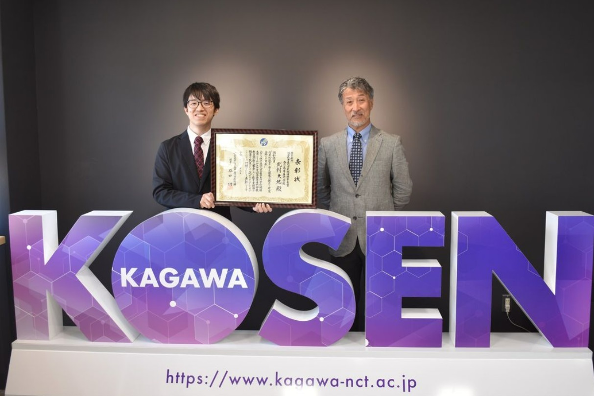 荒木校長との写真